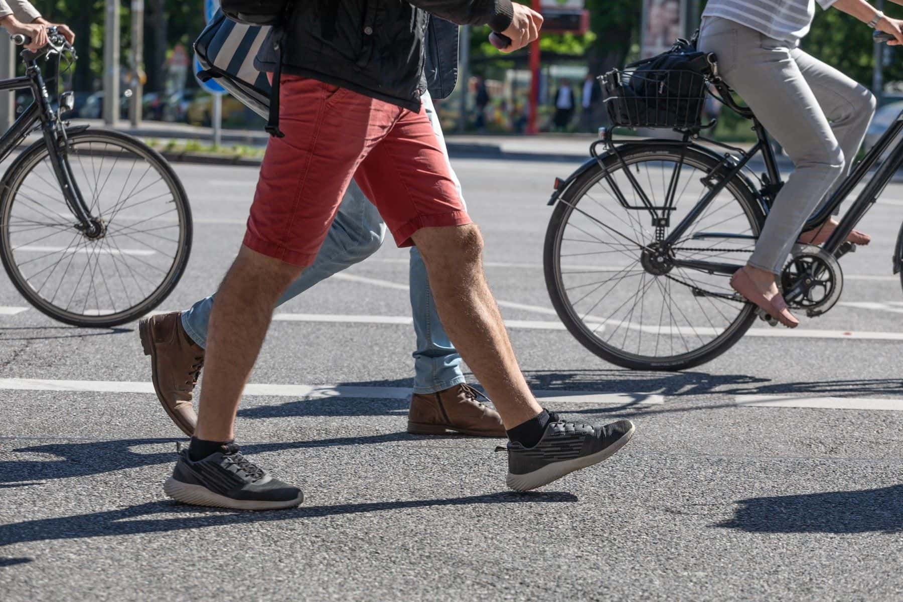 Bicycle pedestrian