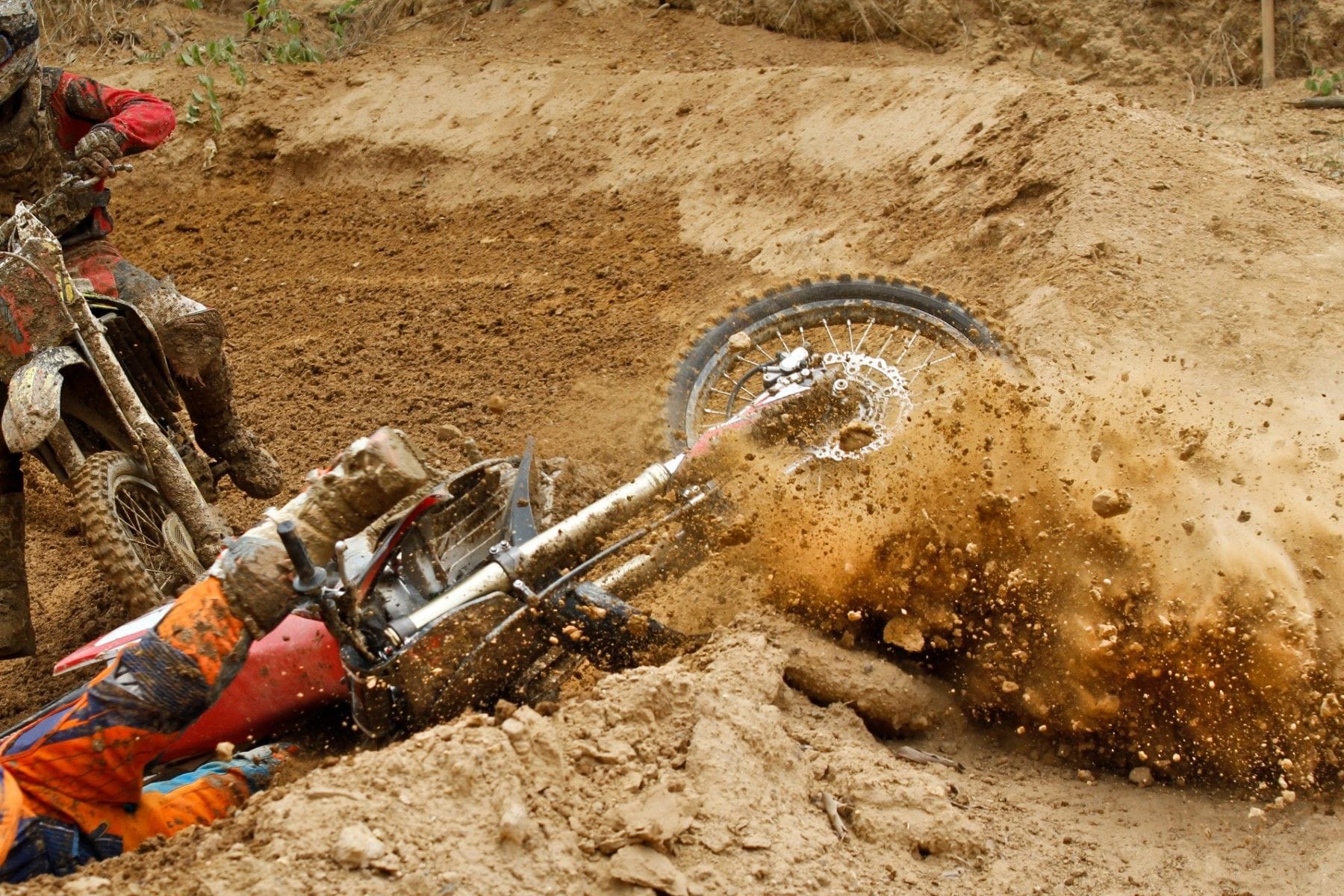 Motocross crash