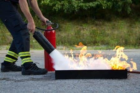 Defective Fire Extinguisher Injures Repair Worker