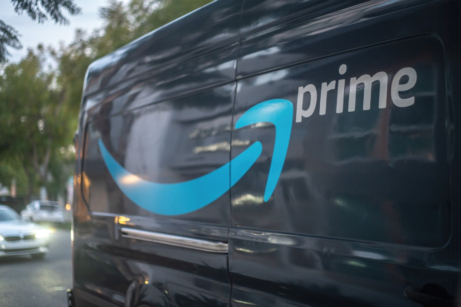 Amazon delivery vehicle