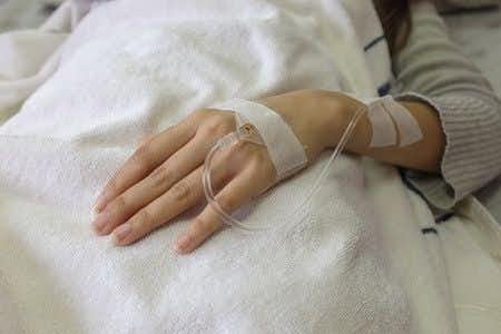 Patient Severely Burned By IV Fluid Extravasation
