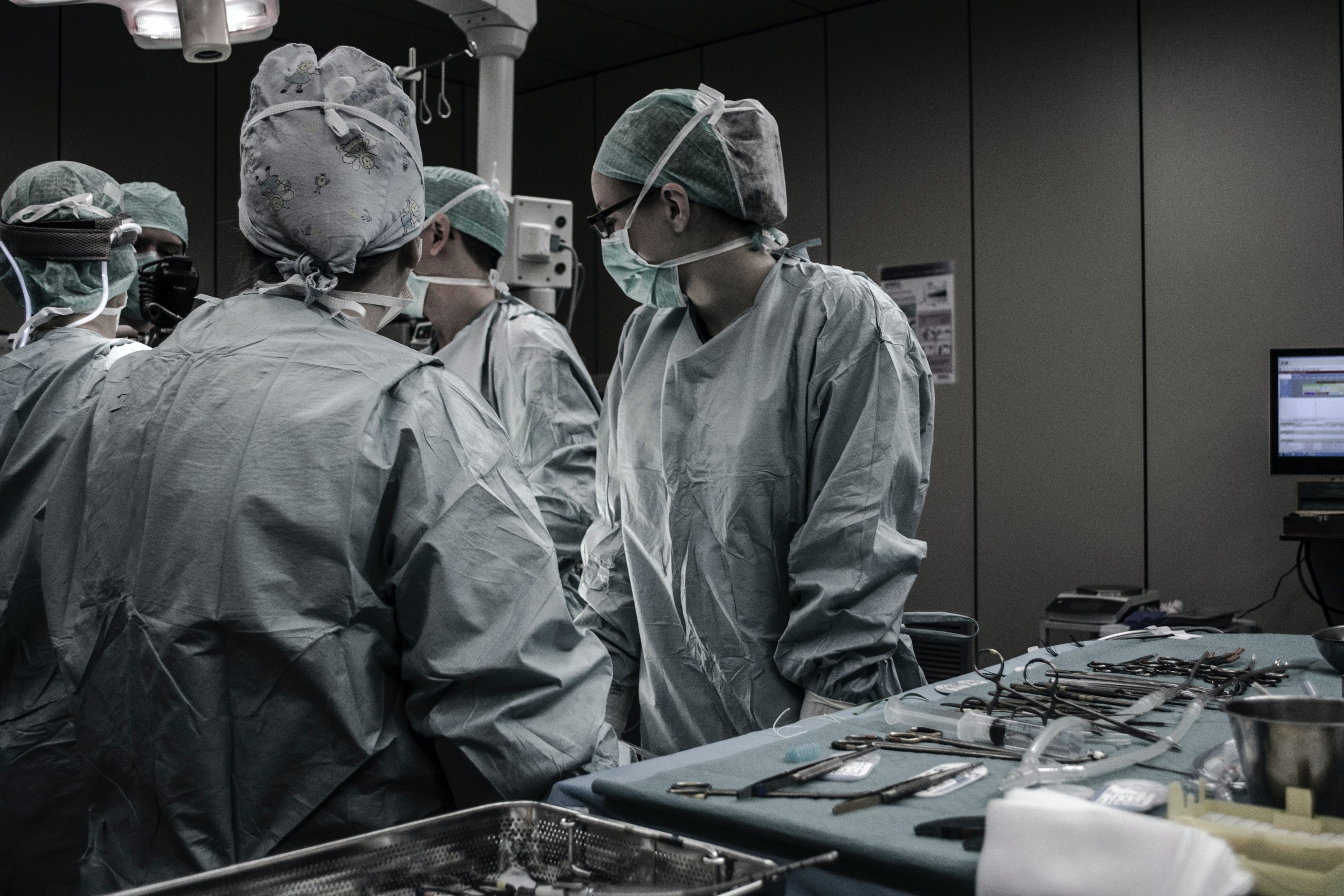 Surgeons in operating room