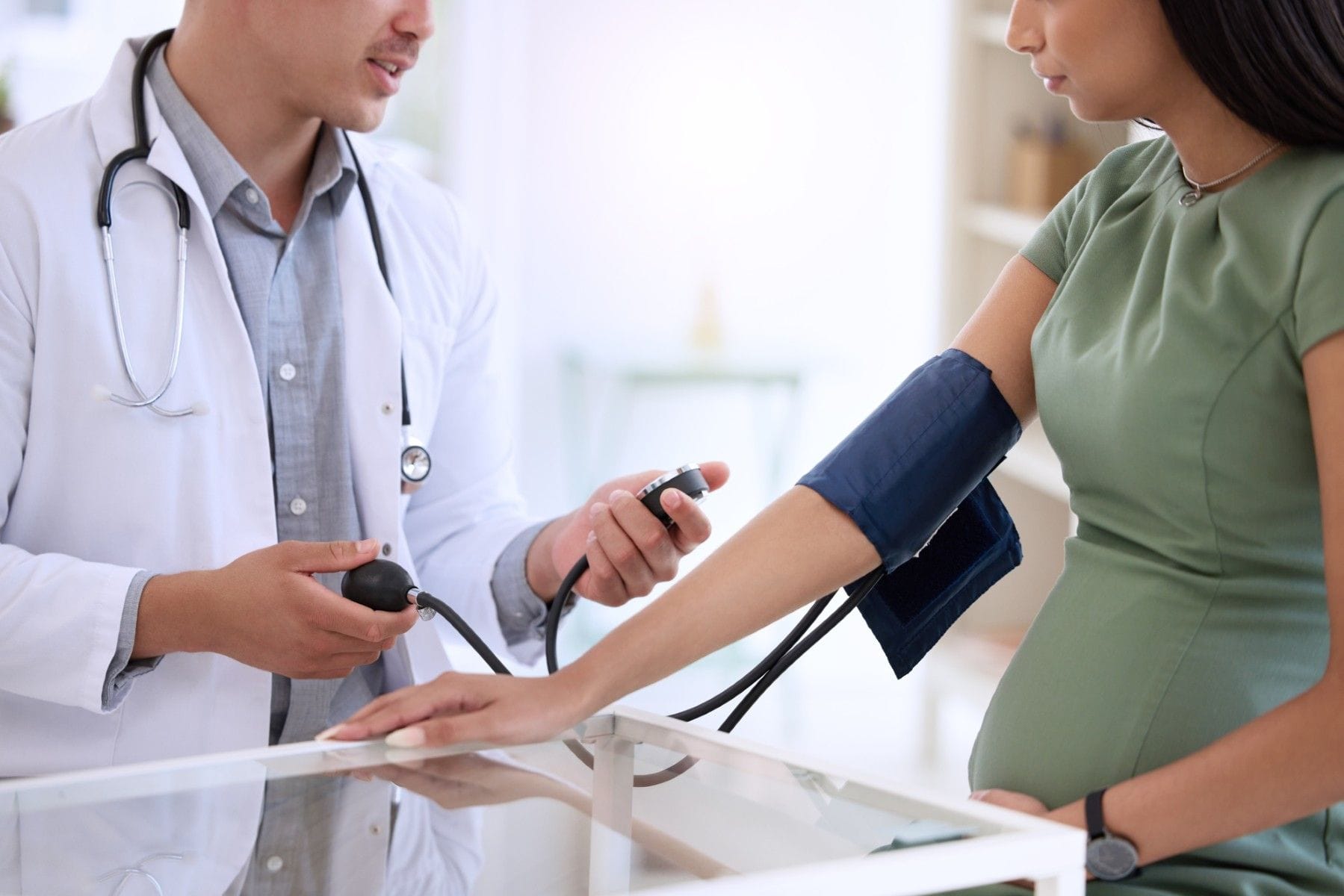 pregnant woman in hospital