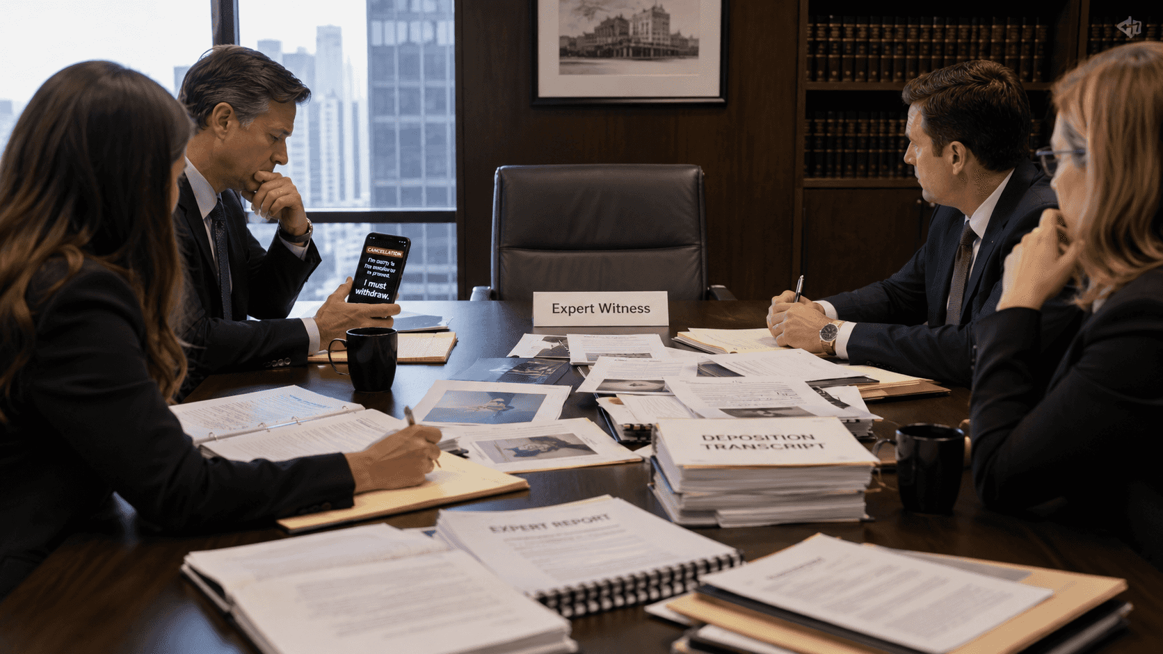 What To Do When an Expert Witness Backs Out of a Case