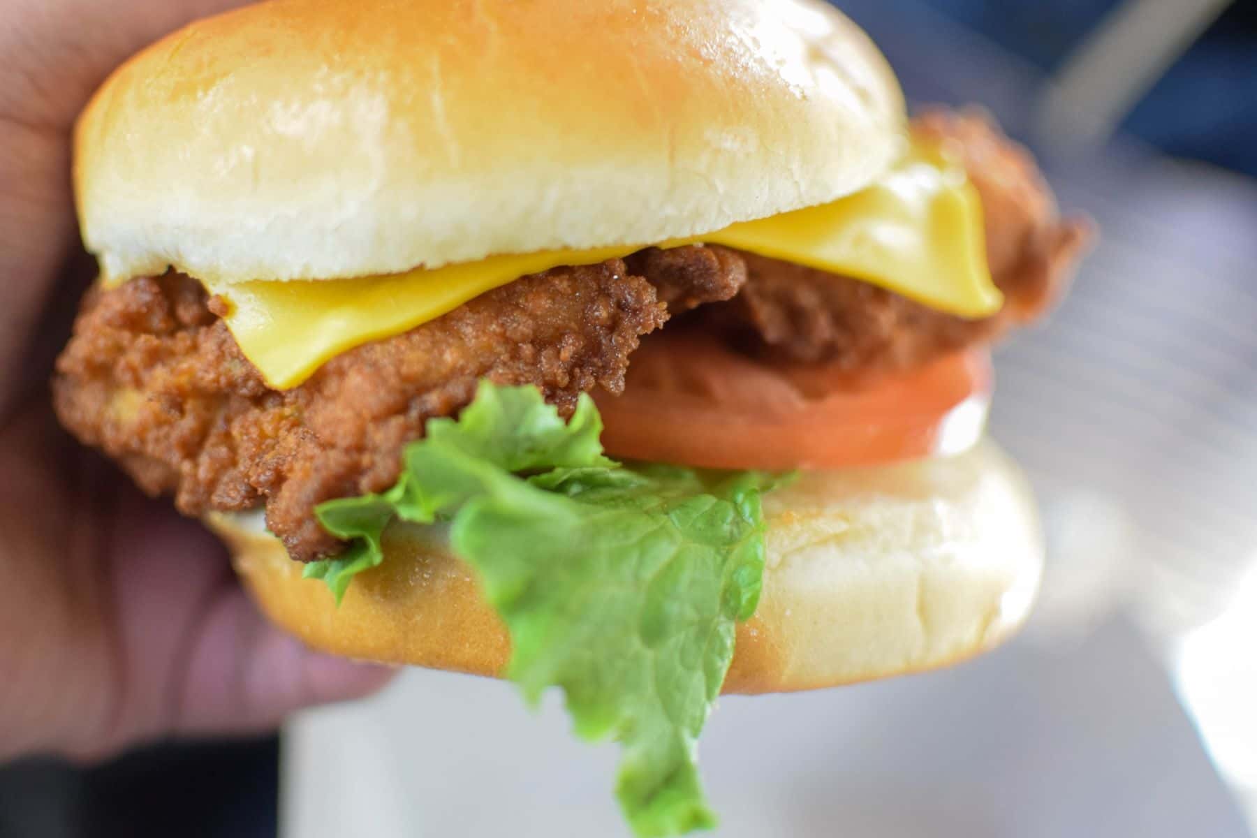 Fried chicken sandwich