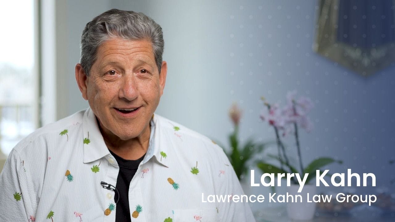 Play Larry Kahn, Esq. Testimonial