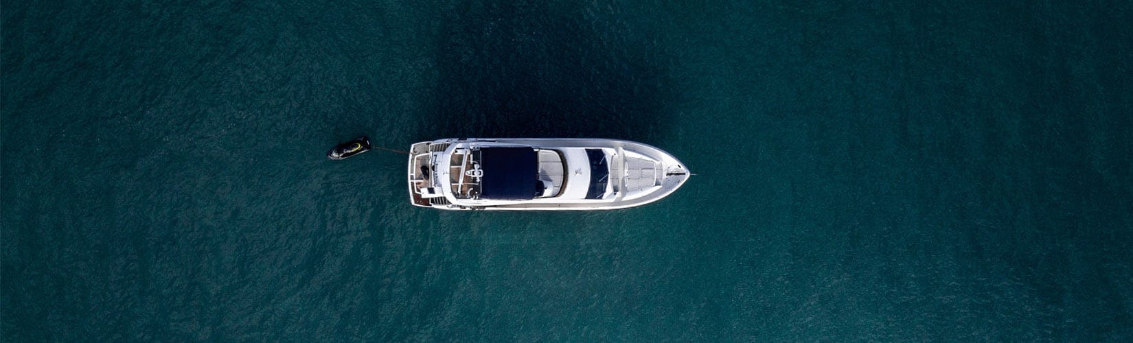 boat in the middle of open water