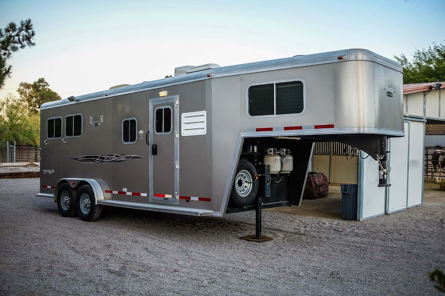 Silver RV Trailer