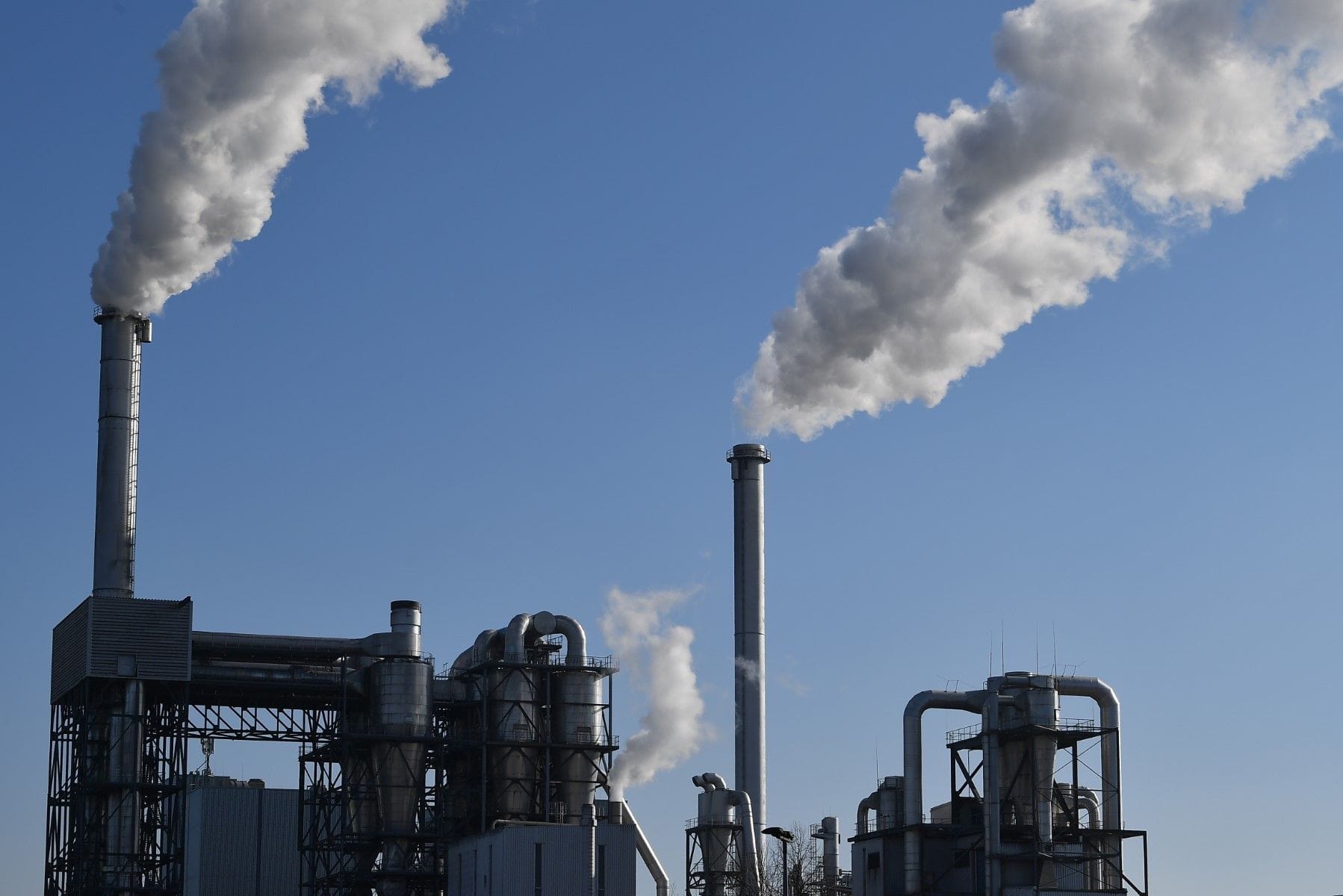 Factory with emissions