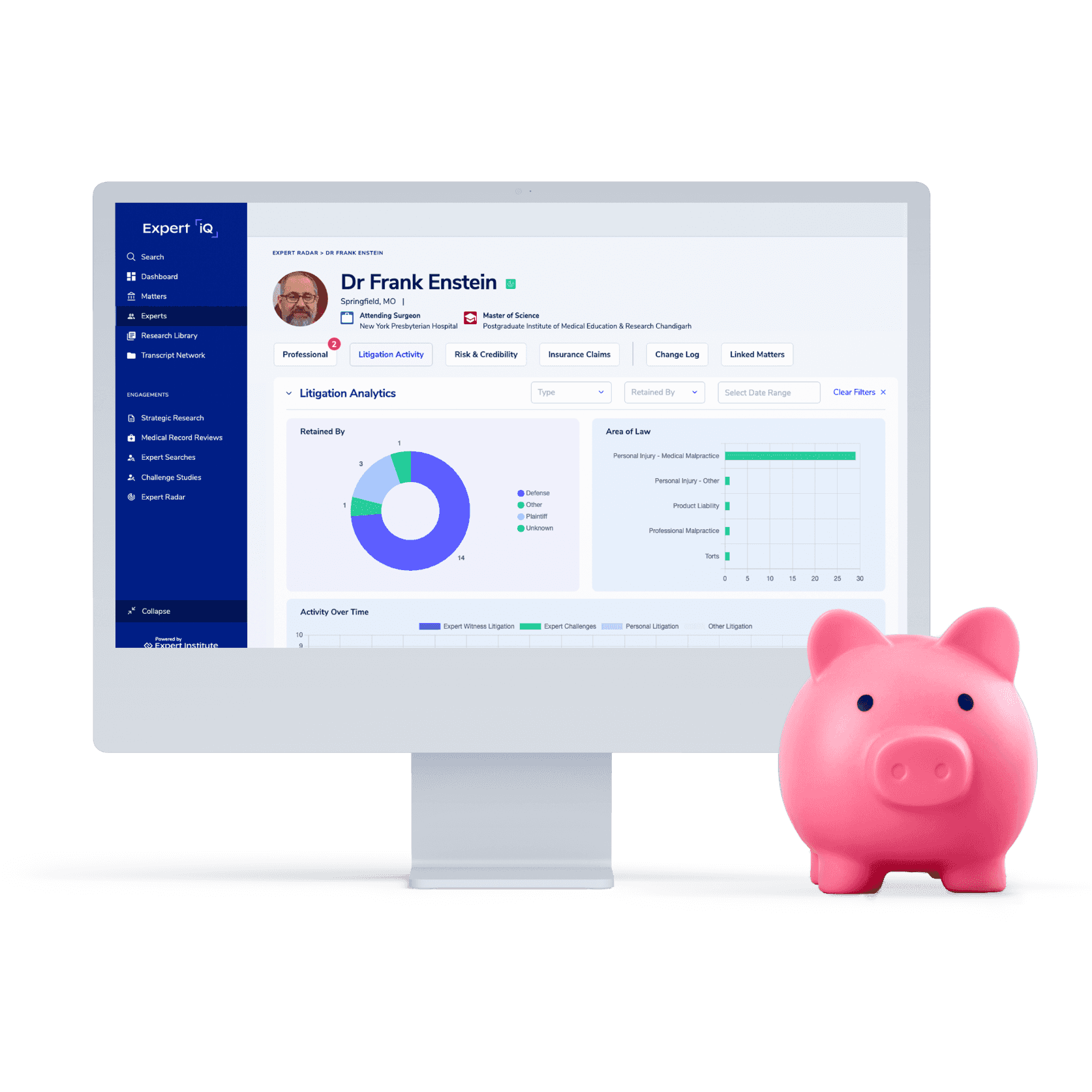 Expert iQ on Monitor Display