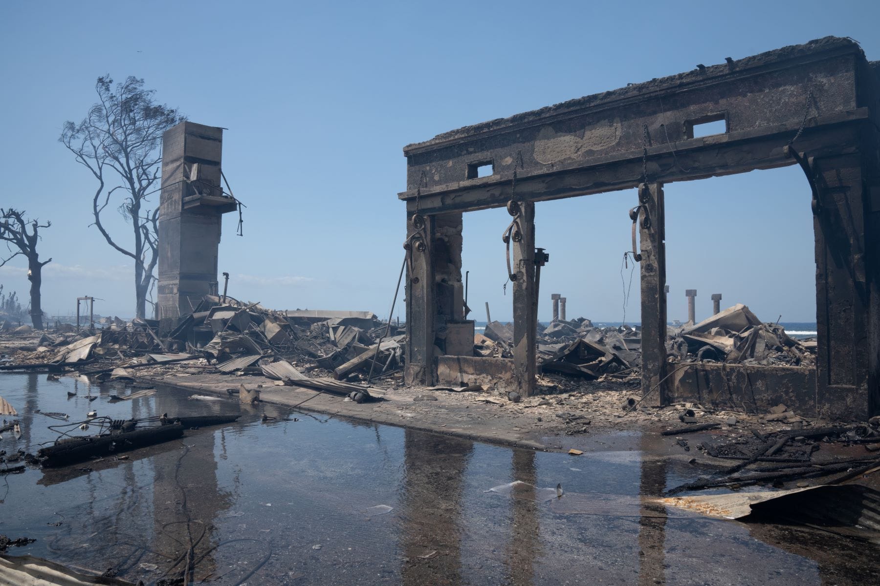Lahaina, Maui burnt remains